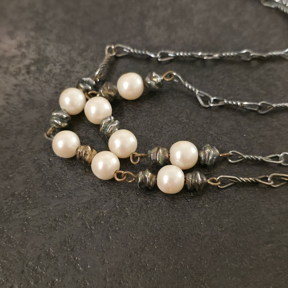 Vintage Magnifying Pendant Necklace Mid-Century Revival - Picture 4 of 7